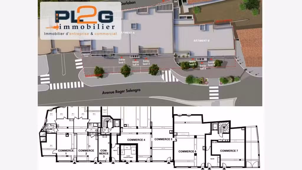 Local commercial neuf 106m² à vendre à Aubagne
