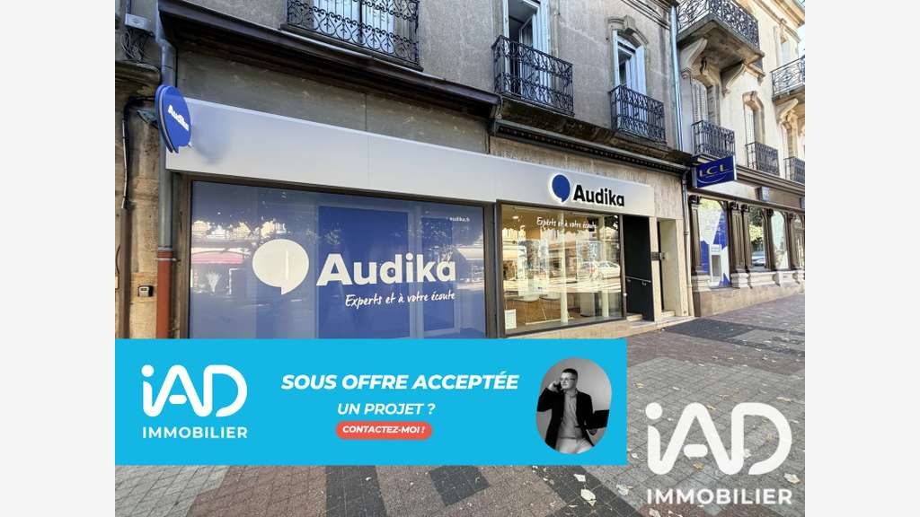 Vente local commercial 79m² à Autun centre-ville