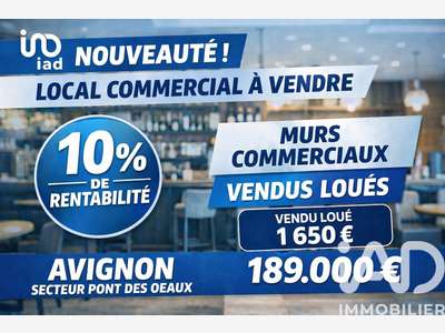 Vente local commercial loué à Avignon