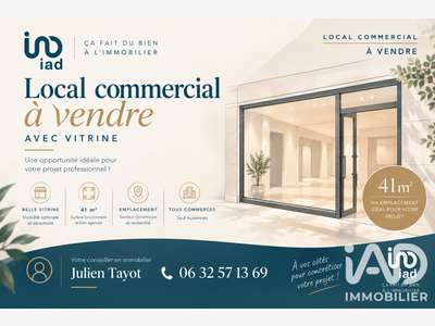 Vente local commercial bureau de 41m² à Aytré