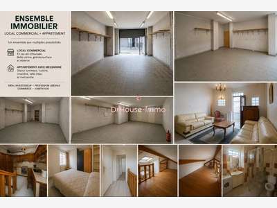 Ensemble immobilier 126 m² - Commerce & 