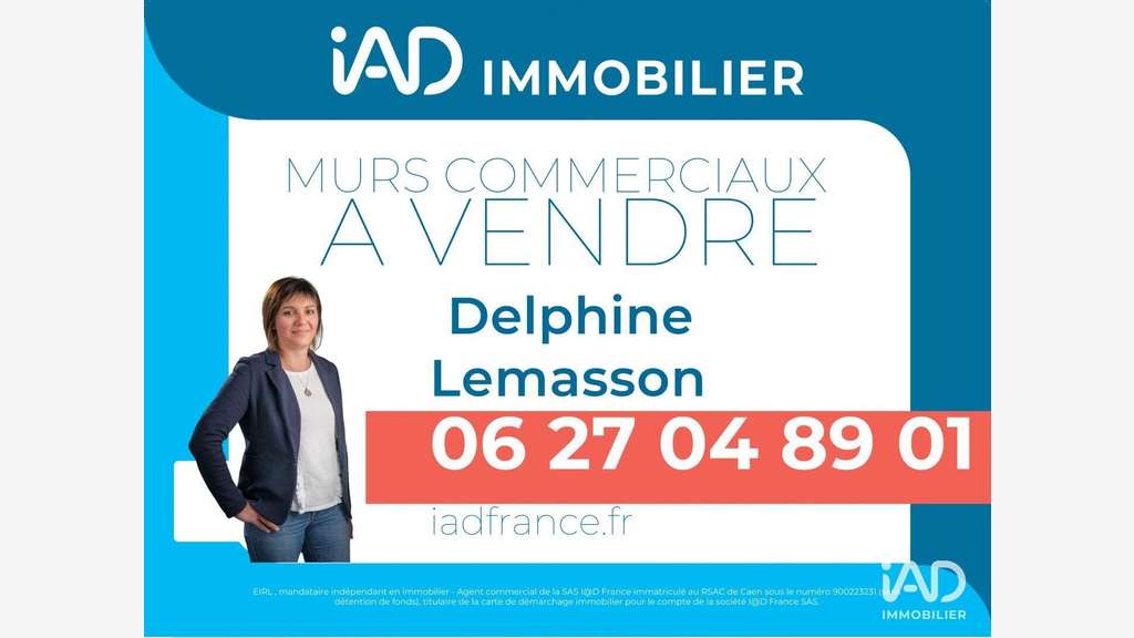 Vente murs commerciaux avec appartement à Bayeux