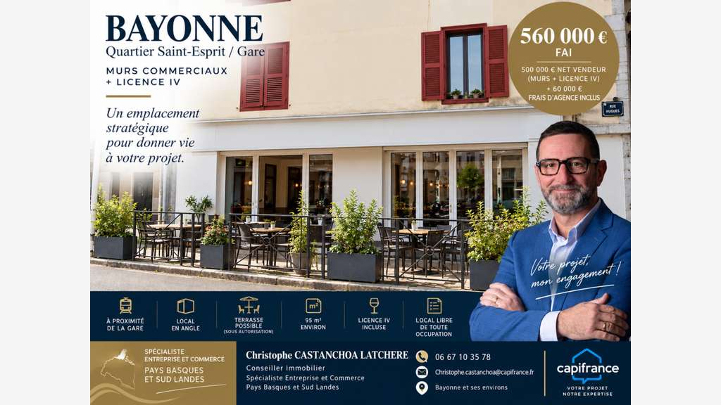 BAYONNE - QUARTIER SAINT-ESPRIT / GARE - MURS