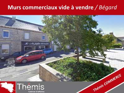 Vente murs commerciaux vide à Bégard centre