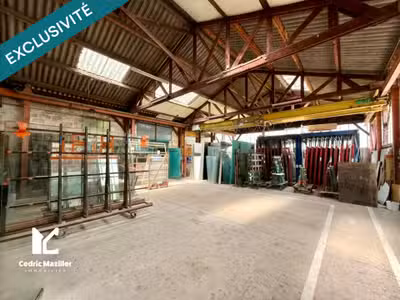 Vente local d’activité 330m² +Terrain à Belleville
