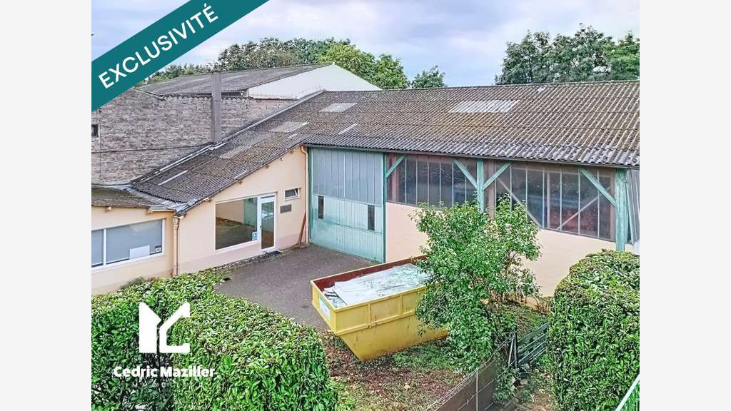 Vente local d’activité 330m² +Terrain à Belleville