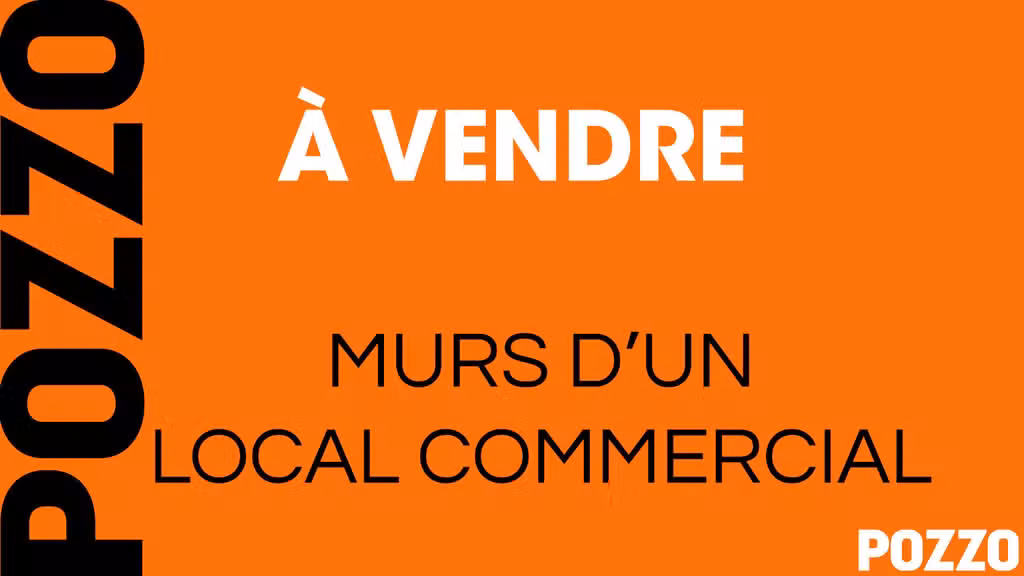 Vente murs 60m² avec terrasse 150m² Bernières/Mer