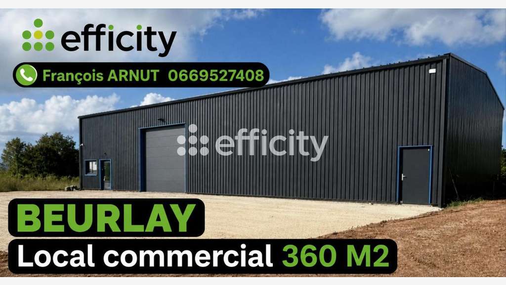 Vente local atelier professionnel 335m² à Beurlay