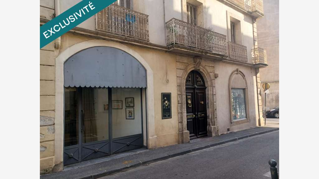 Vente mur commerciaux 71m² centre ville Béziers