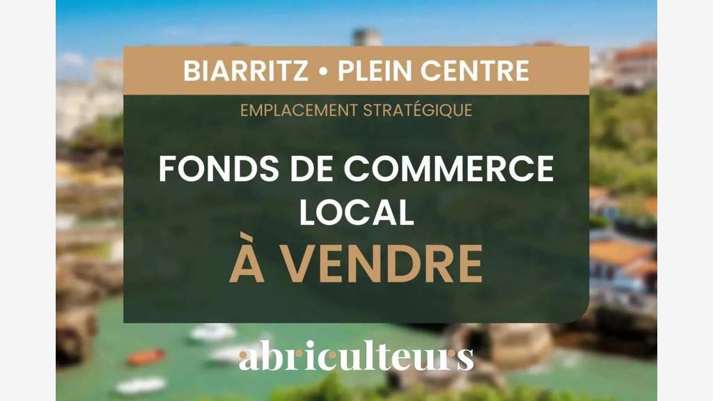 FONDS DE COMMERCE - LOCAL - PLEIN CENTRE DE