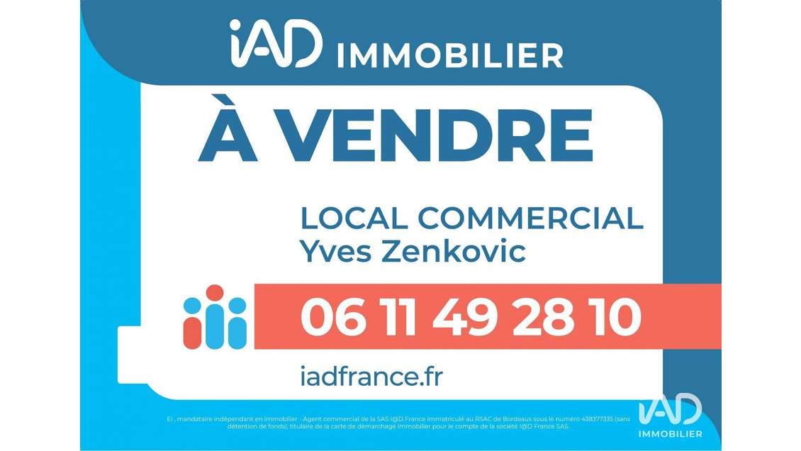 Vente boutique 155m² au centre de Biganos