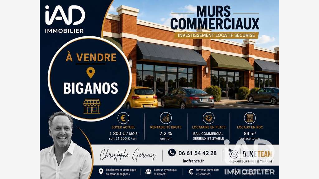 Local commercial à Biganos