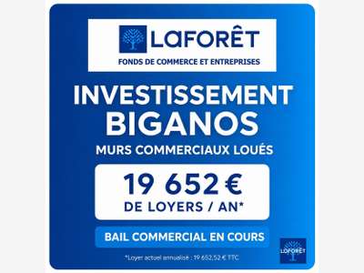 BIGANOS - MURS COMMERCIAUX LOUÉS 84 M² - I