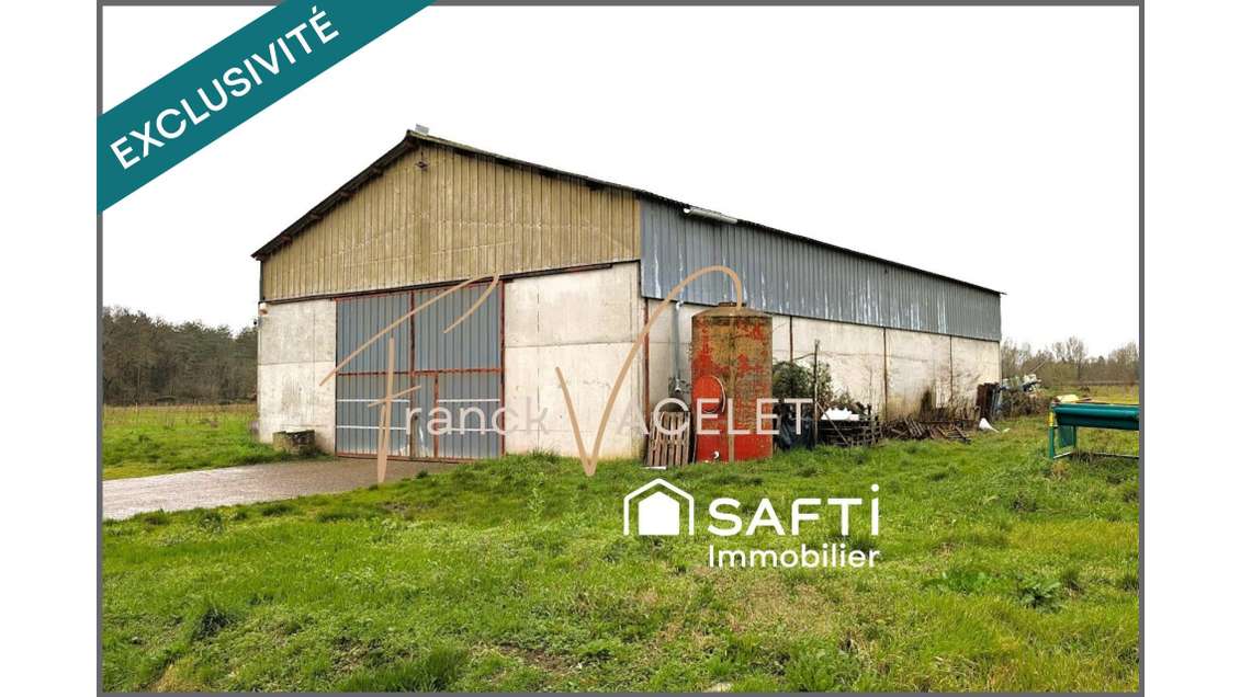 Opportunité Rare bâtiment 300m² zone agricole 33