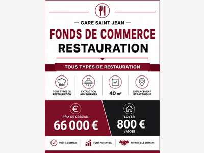 BORDEAUX GARE SAINT-JEAN RESTAURATION AVEC EXTRA