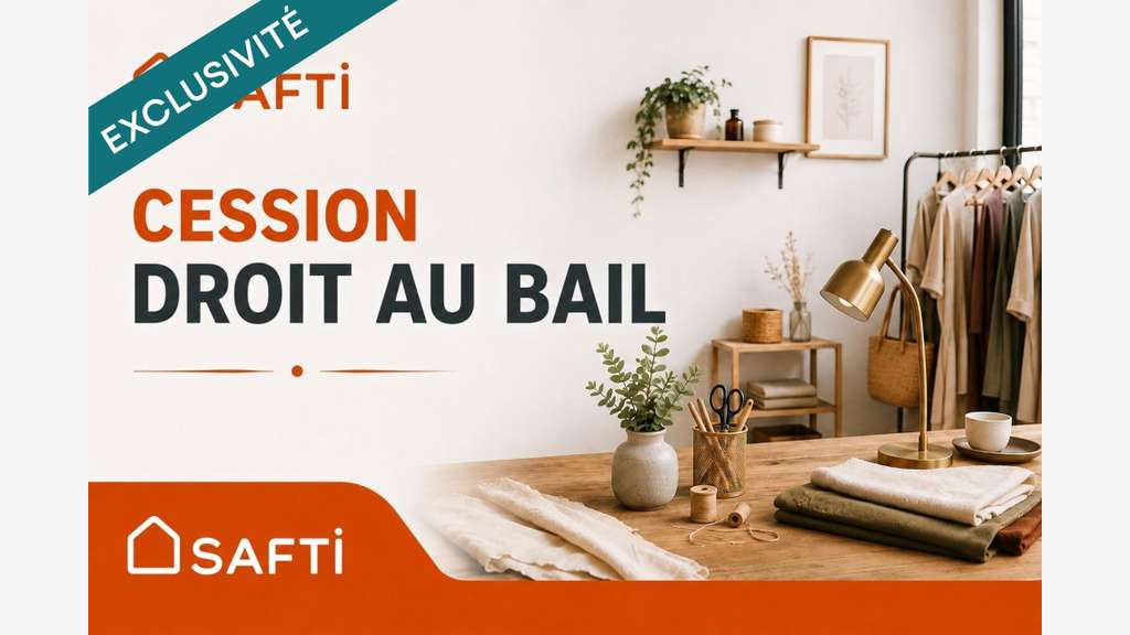Local commercial de 38m² avec cave et vitrine,