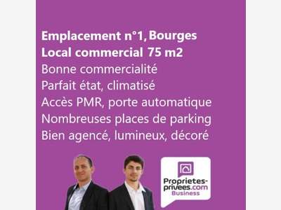 AV local commercial 75m² emplacement N°1 à Bourges