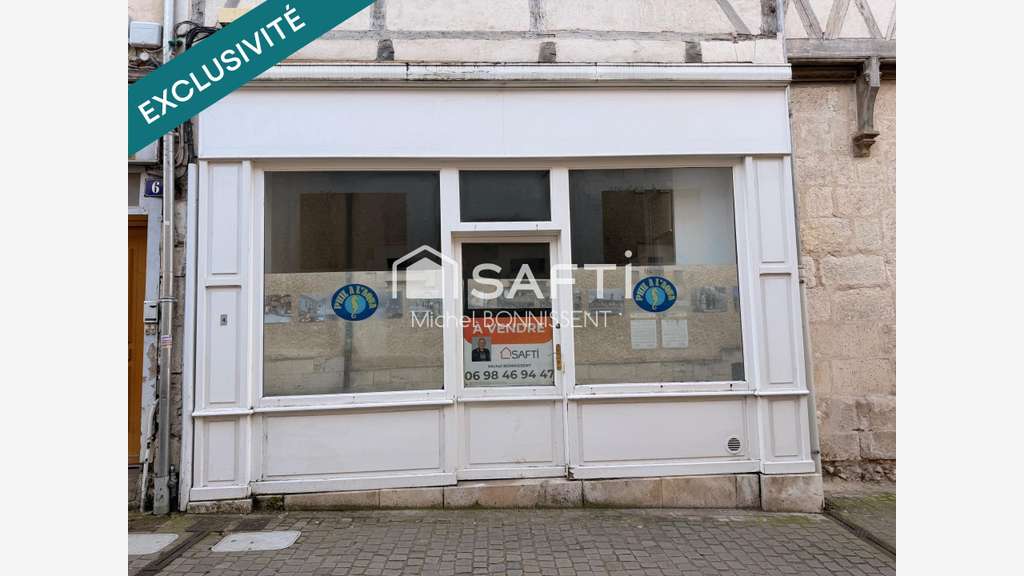 Vente local commercial 180m² hyper centre Bourges