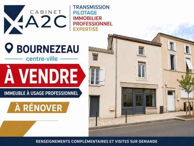 À VENDRE BÂTIMENT À USAGE PROFESSIONNEL BOURNEZEAU