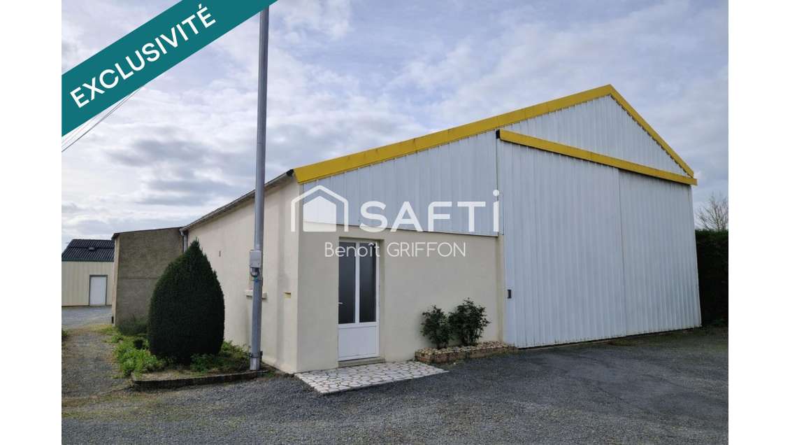 Vente ensemble immobilier rénové 860m² à Boussay
