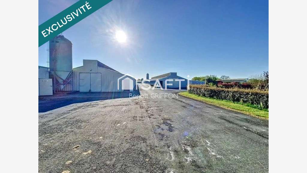 Vente ensemble agricole sur 9 ha clôturés Boussay