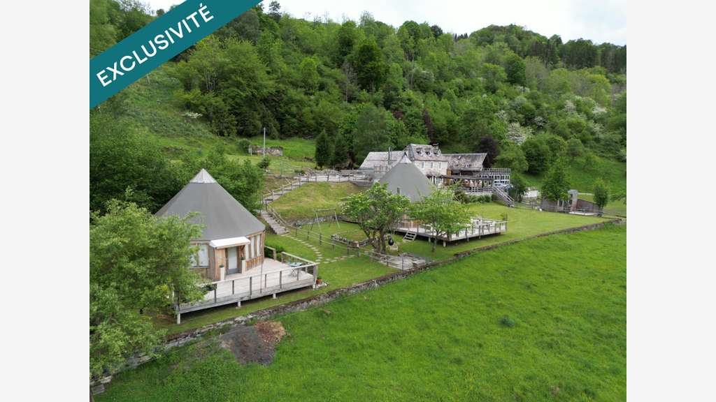 Vente domaine touristique avec spa et yourtes.