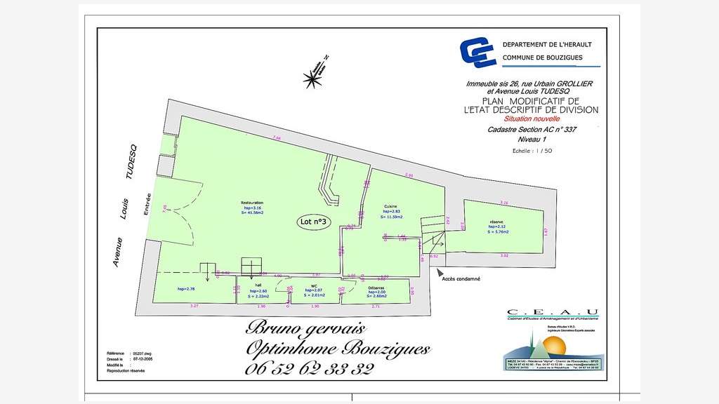 Local commercial exploité à vendre à Bouzigues