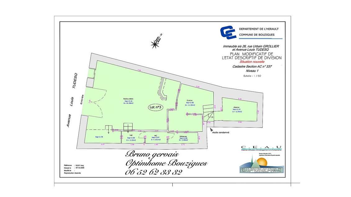 Local commercial exploité à vendre à Bouzigues