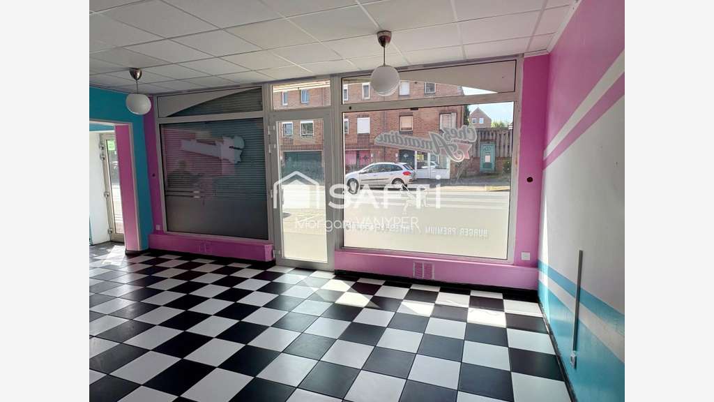 Vente local commercial 73m² à Bruay-la-Buissière