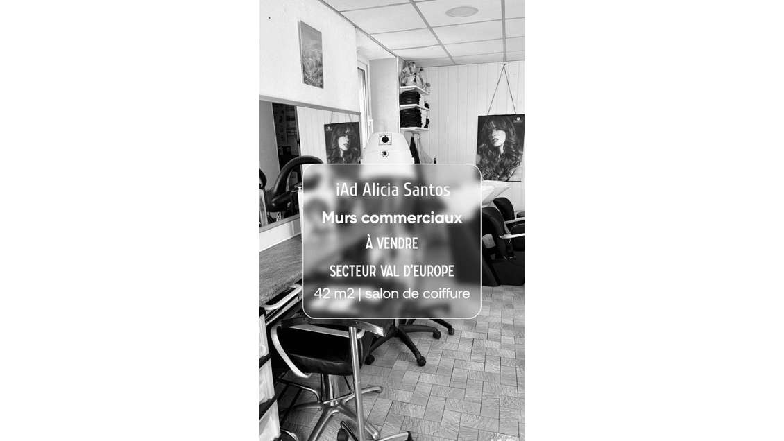 Vente murs commerciaux 42m²  Val d’Europe