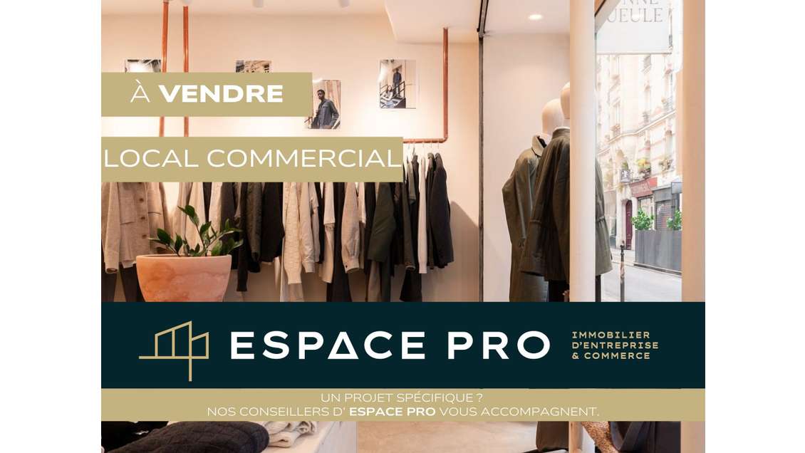 A vendre !! Bail local 60m² rue St-Pierre à Caen