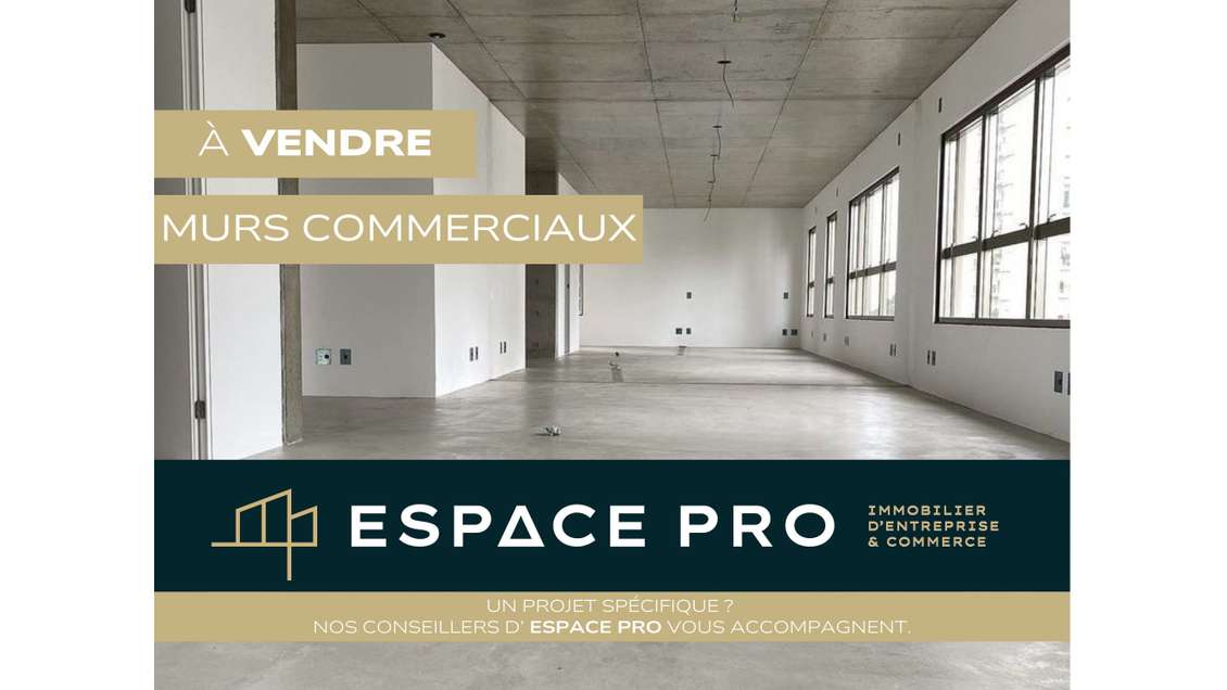 A vendre murs commerciaux bruts de 167m² à Caen