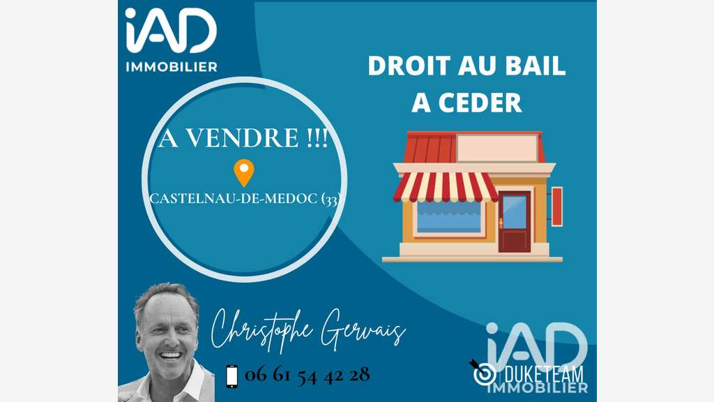 Vente local commercial 350m² à Castelnau-de-Médoc