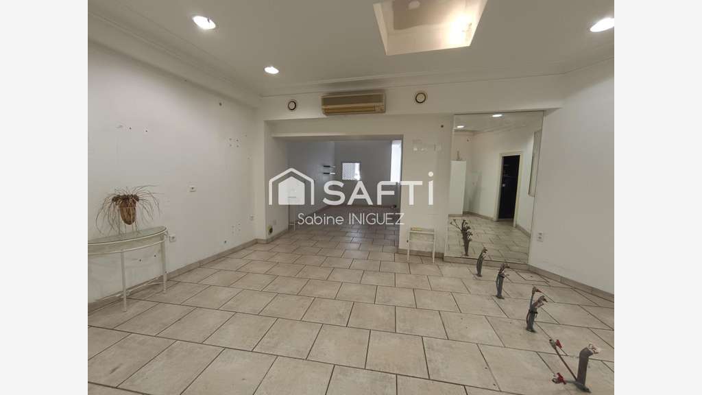 Vente local 99m² + appartement rénové à Castres