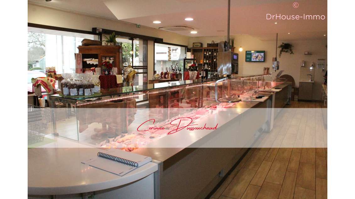 AV local boucherie clé en main 300m² à Chabanais