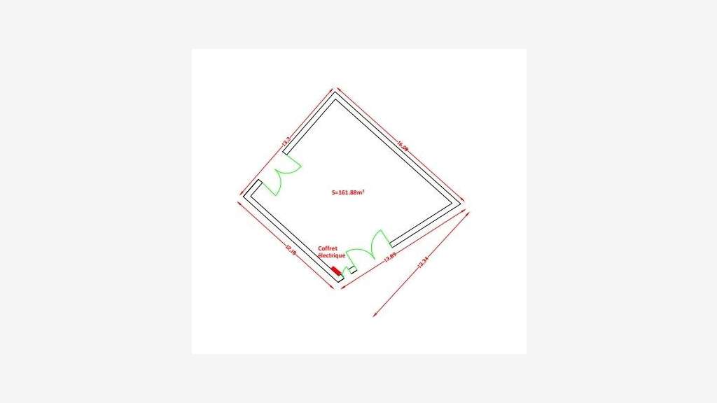 Cède local commercial 162m² à Châlons-en-Champagne