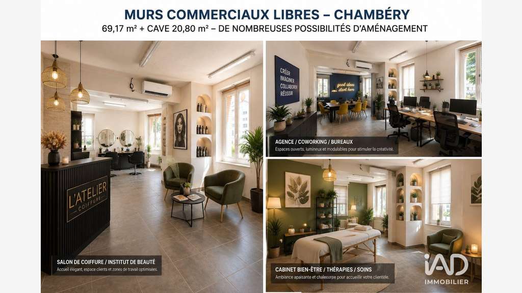 Murs commerciaux à Chambéry
