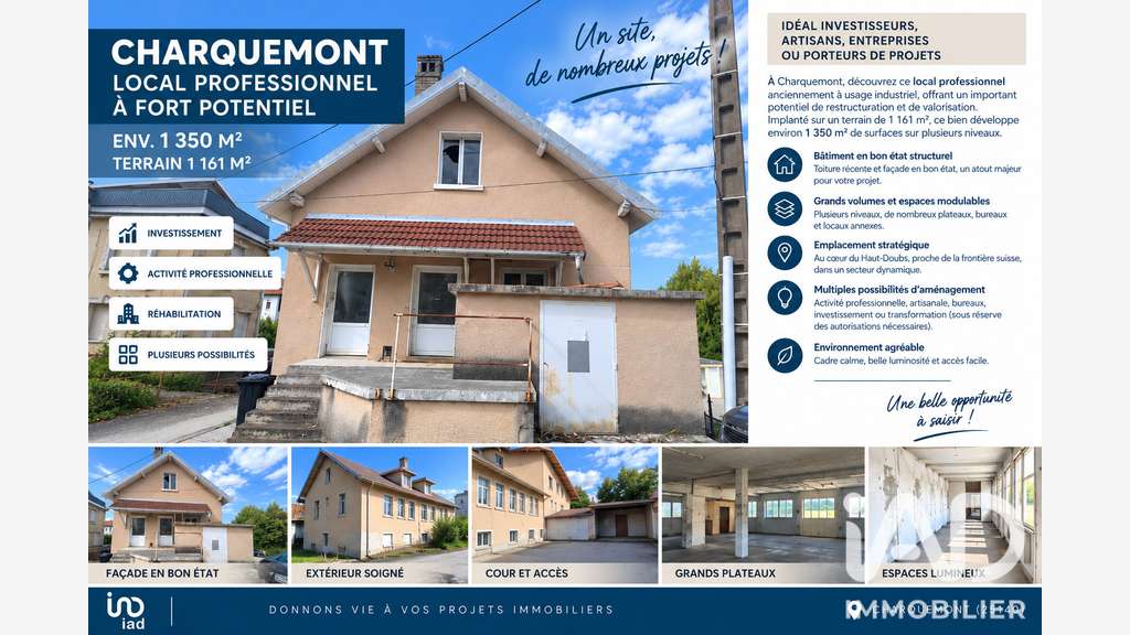 Local commercial à Charquemont