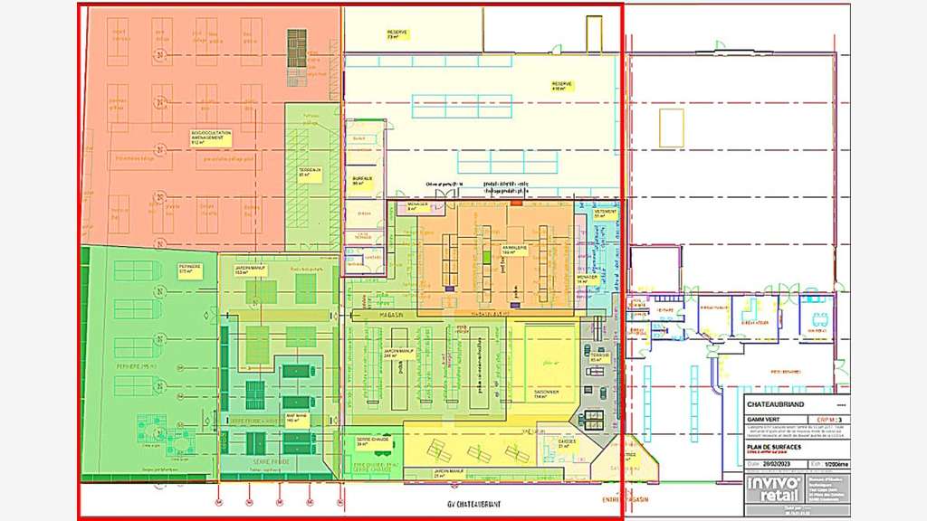 Local 1750m² zone commerciale Chateaubriant