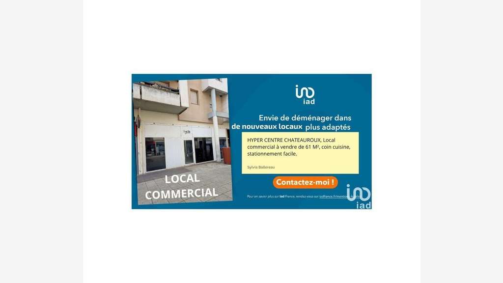 Local commercial à Châteauroux