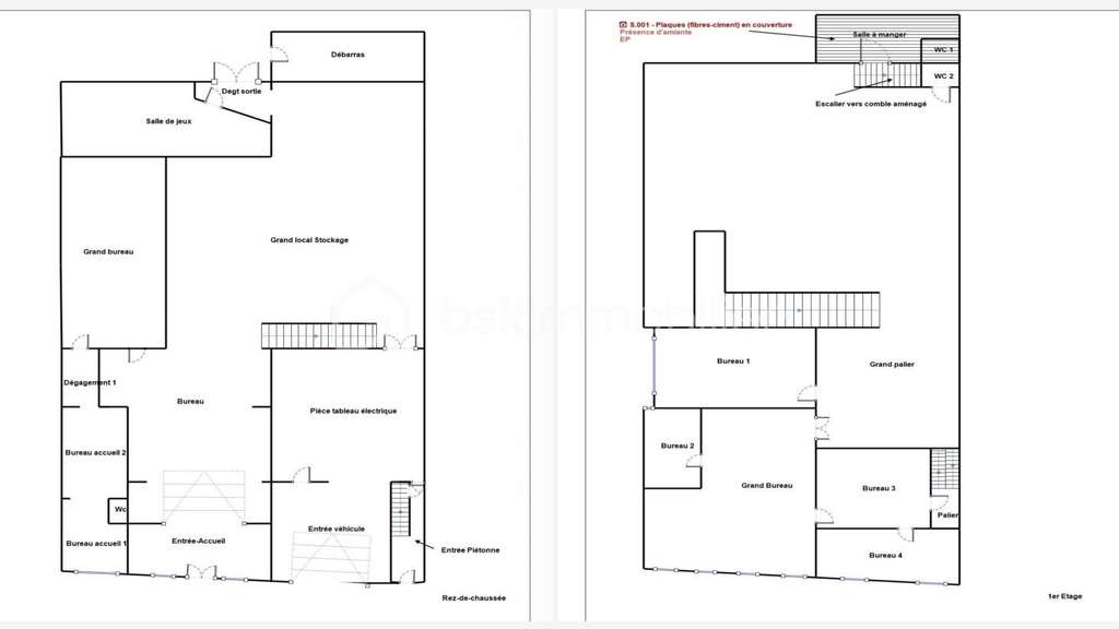 Vente immeuble professionnel de 844m² Châteauroux