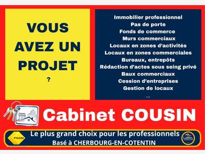 Vente murs commerciaux à Cherbourg rue au Blé
