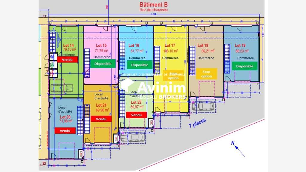 Local commercial neuf 126m² à vendre à Chignin A43