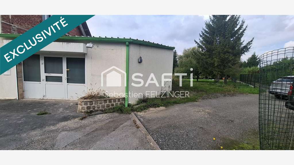 Vente local commercial 375m² axe Laon-Soissons