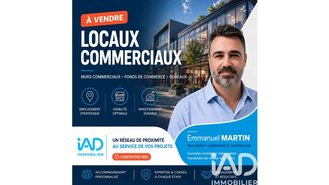 Vente local commercial 43m² à Clermont-Ferrand
