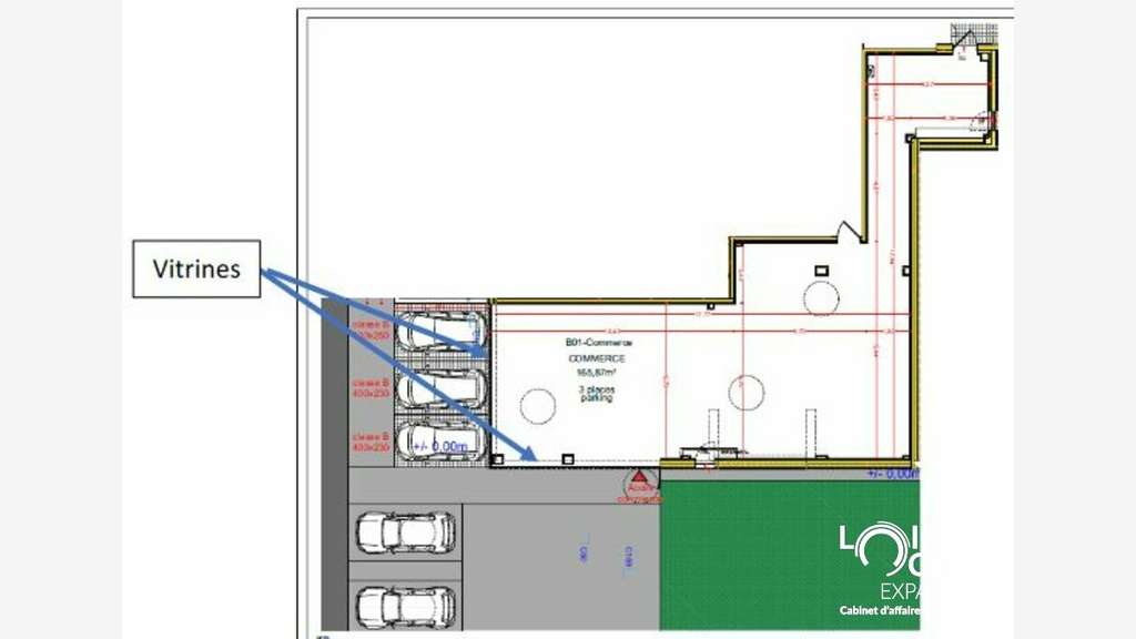 AV murs commerciaux 165m² proche gare à Clisson