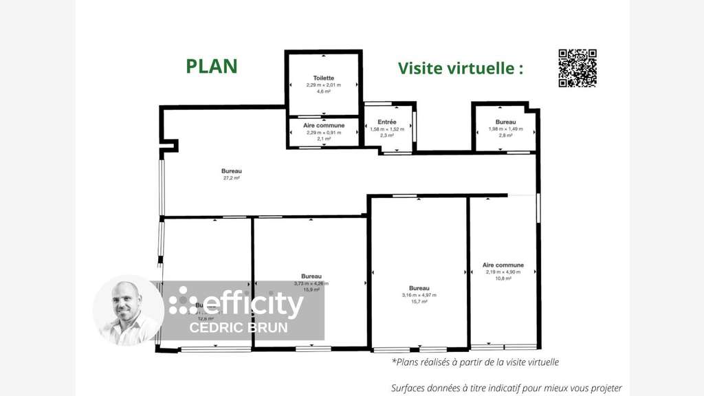 Vente local commercial 97m² centre-ville de Cluses