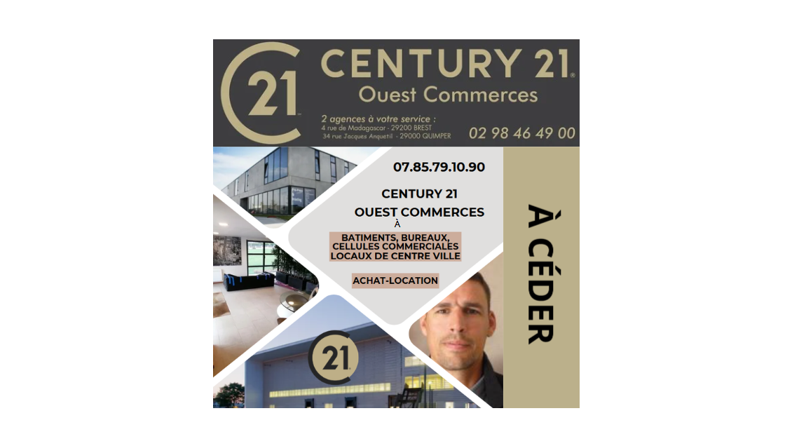 Vente local restauration 45m² à Concarneau