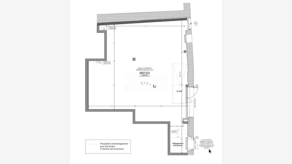 À VENDRE – LOCAL COMMERCIAL NEUF – 184 m² – CONTAM
