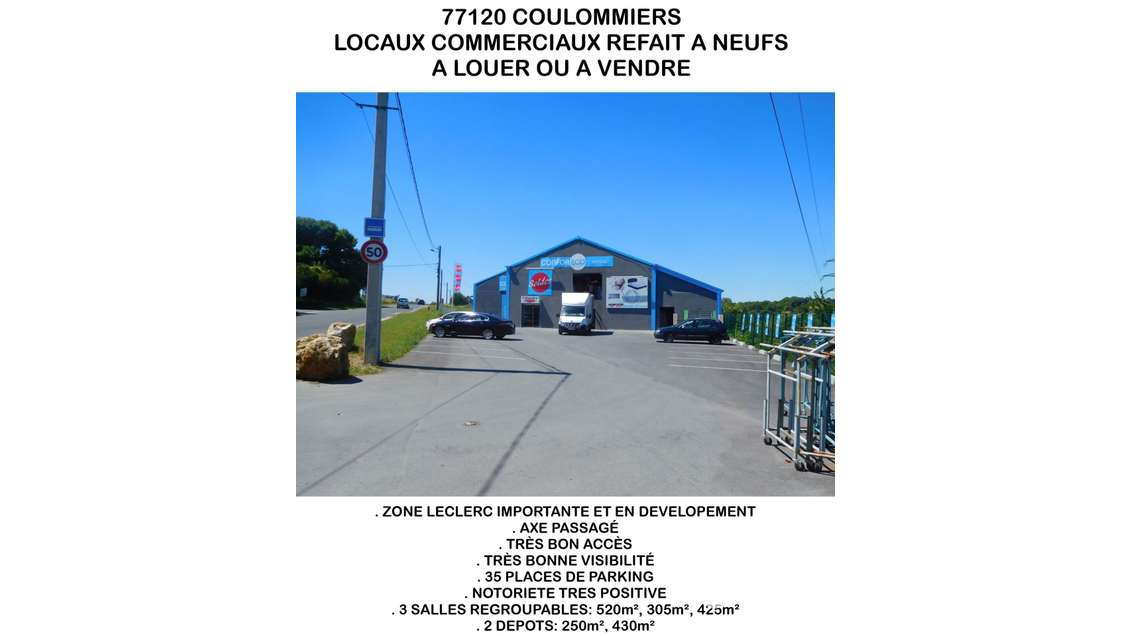 Local commercial à Coulommiers